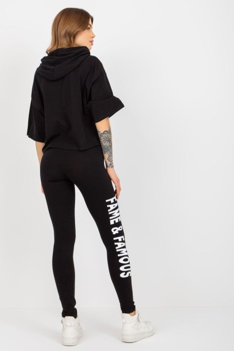 Spodnie Komplet Model EM-KMPL-735.10 Black - Ex Moda Spodnie Komplet Model EM-KMPL-735.10 Black - Ex Moda