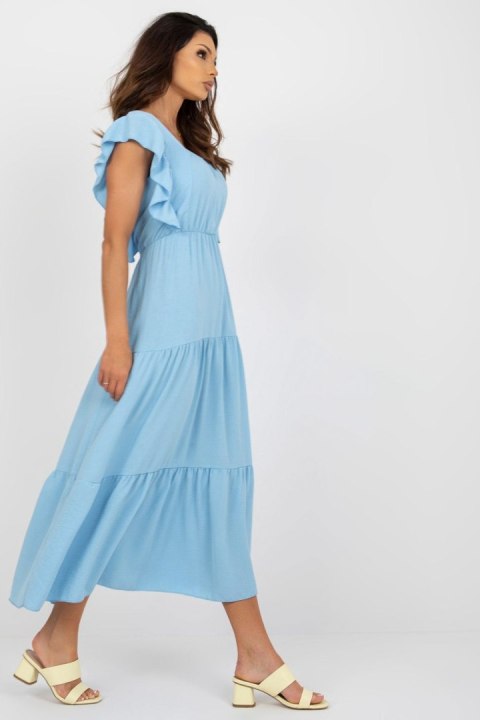 Sukienka Model DHJ-SK-8352.04 Light Blue - Italy Moda Sukienka Model DHJ-SK-8352.04 Light Blue - Italy Moda