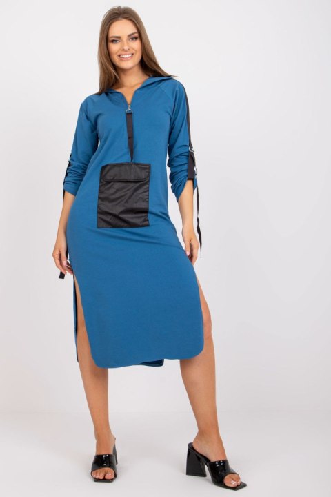 Sukienka Model EM-BL-556.30 Dark Blue - Ex Moda Sukienka Model EM-BL-556.30 Dark Blue - Ex Moda