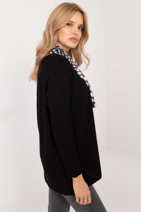 Sweter Damski Model DHJ-BZ-19226.91 Black - Italy Moda Sweter Damski Model DHJ-BZ-19226.91 Black - Italy Moda
