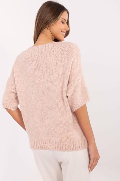 Sweter Damski Model MI-SW-2103.07 Light Pink - Italy Moda Sweter Damski Model MI-SW-2103.07 Light Pink - Italy Moda
