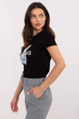 Tshirt Damski Model NM-TS-JX-09328.65P Black/Blue - NM