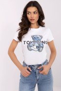 Tshirt Damski Model NM-TS-JX-09328.65P White/Blue - NM