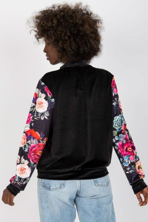 Bluza Damska Model RV-BL-8235.38 Black - Rue Paris Bluza Damska Model RV-BL-8235.38 Black - Rue Paris