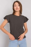 Bluzka Model RV-BZ-6724.69 Dark Khaki - Rue Paris