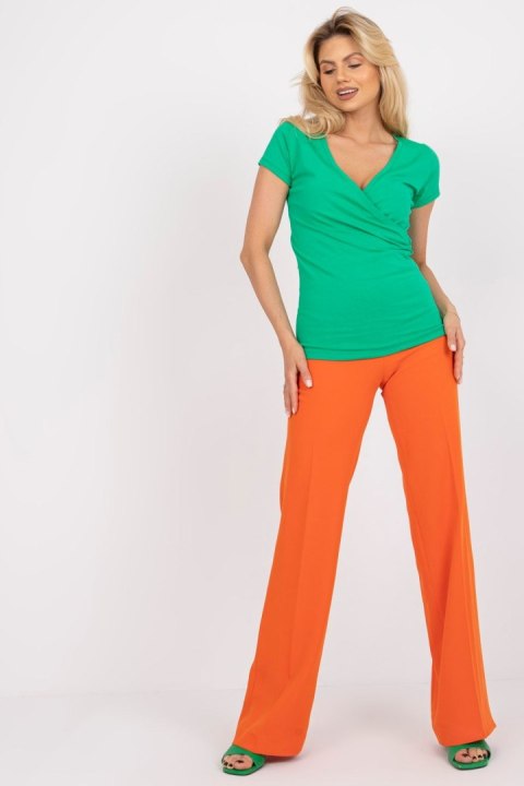 Bluzka Model RV-TS-5636.03X Green - Rue Paris Bluzka Model RV-TS-5636.03X Green - Rue Paris