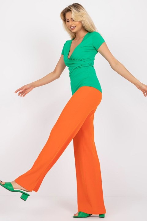 Bluzka Model RV-TS-5636.03X Green - Rue Paris Bluzka Model RV-TS-5636.03X Green - Rue Paris