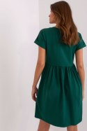 Sukienka Model RV-SK-5672.03P Dark Green - Rue Paris