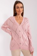 Sweter Damski Model LC-SW-A10-1.23X Light Pink - Rue Paris