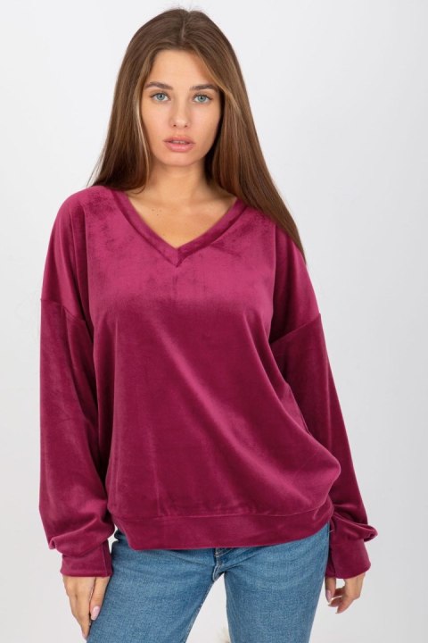 Bluza Damska Model RP-BZ-8188.36X Violet - Rue Paris Bluza Damska Model RP-BZ-8188.36X Violet - Rue Paris