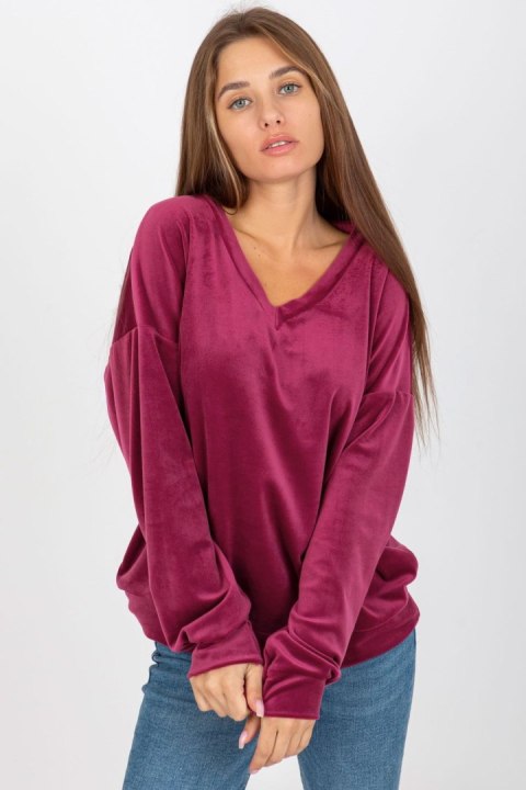 Bluza Damska Model RP-BZ-8188.36X Violet - Rue Paris Bluza Damska Model RP-BZ-8188.36X Violet - Rue Paris