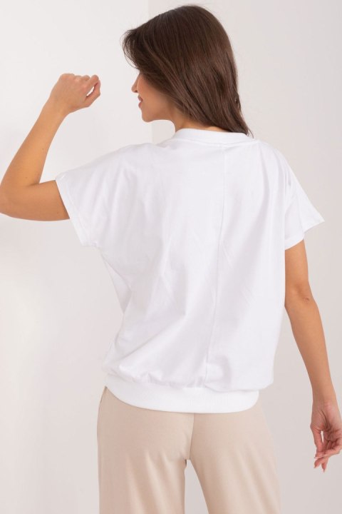 Bluzka Model RV-BZ-9626.28 White - Rue Paris Bluzka Model RV-BZ-9626.28 White - Rue Paris