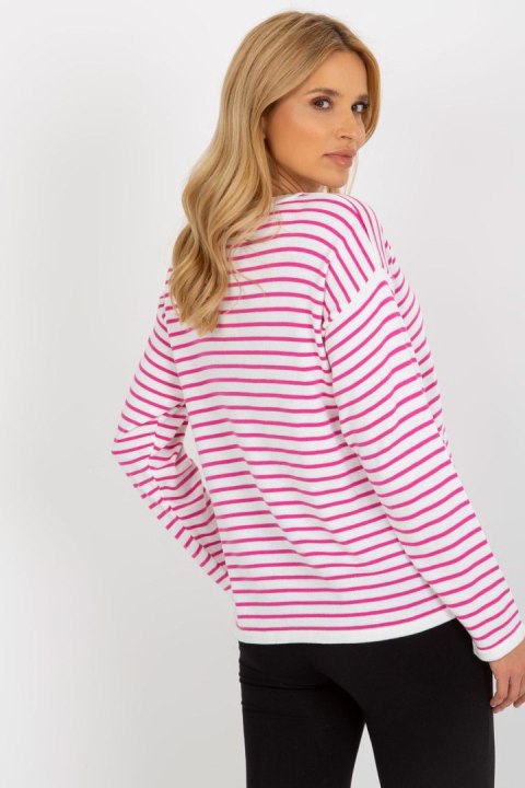 Sweter Damski Model LC-SW-6006.22 Light Violet - Rue Paris Sweter Damski Model LC-SW-6006.22 Light Violet - Rue Paris