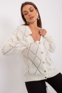 Sweter Damski Model LC-SW-A10-1.23X Ecru - Rue Paris