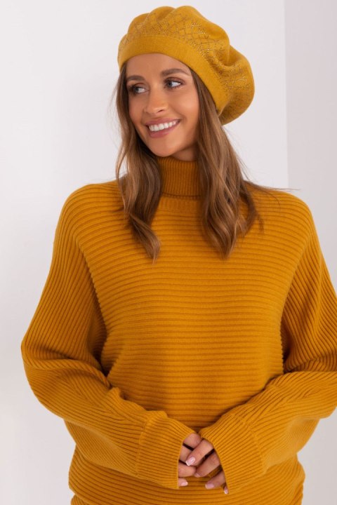 Beret Model AT-CZ-231605.21P Dark Yellow - AT Beret Model AT-CZ-231605.21P Dark Yellow - AT