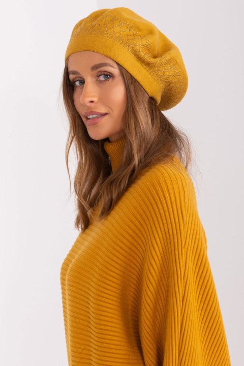 Beret Model AT-CZ-231605.21P Dark Yellow - AT Beret Model AT-CZ-231605.21P Dark Yellow - AT