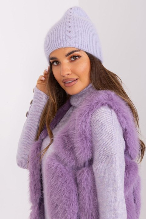 Czapka Model AT-CZ-2328.11P Light Violet - AT Czapka Model AT-CZ-2328.11P Light Violet - AT