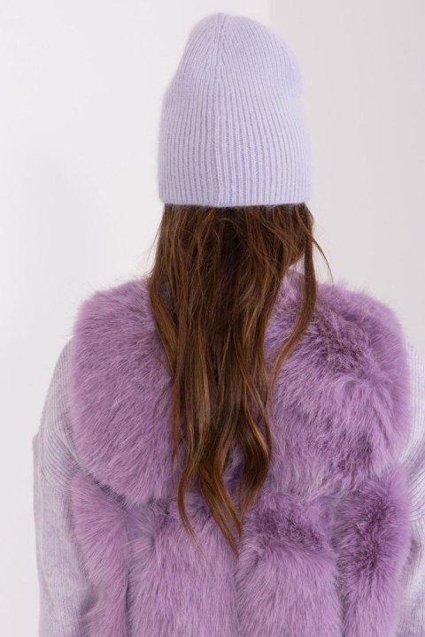 Czapka Model AT-CZ-2328.11P Light Violet - AT Czapka Model AT-CZ-2328.11P Light Violet - AT