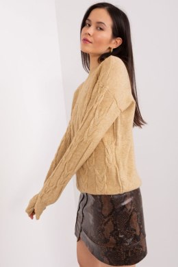 Sweter Damski Model AT-SW-2340.22 Camel - AT