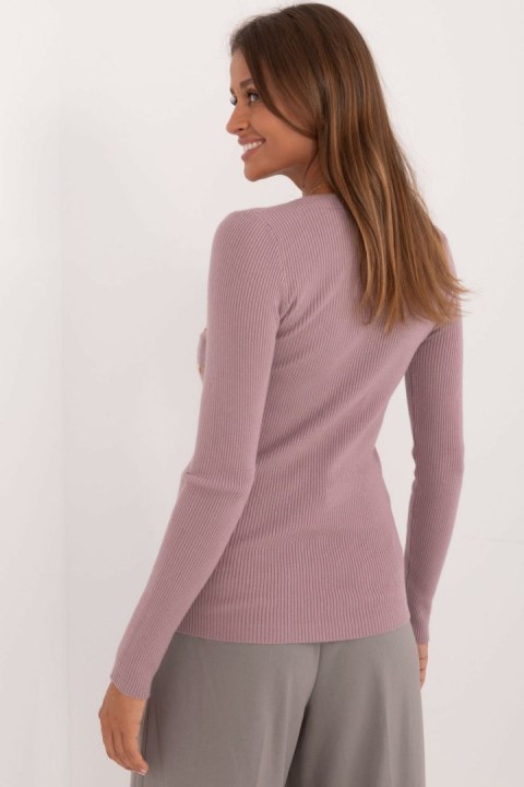 Sweter Damski Model AT-SW-2332-2.65 Violet - AT Sweter Damski Model AT-SW-2332-2.65 Violet - AT