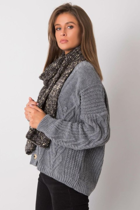 Szalik Damski Model AT-SZ-RH-1407.23X Black - AT Szalik Damski Model AT-SZ-RH-1407.23X Black - AT