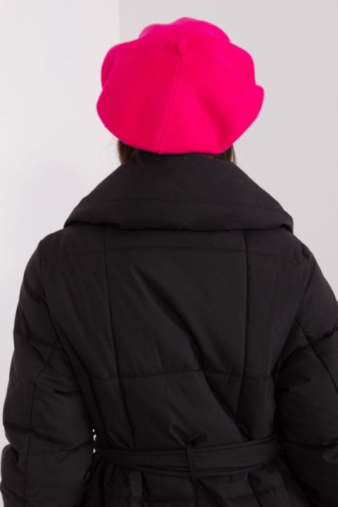 Beret Model AT-CZ-231305.82P Dark Pink - AT Beret Model AT-CZ-231305.82P Dark Pink - AT