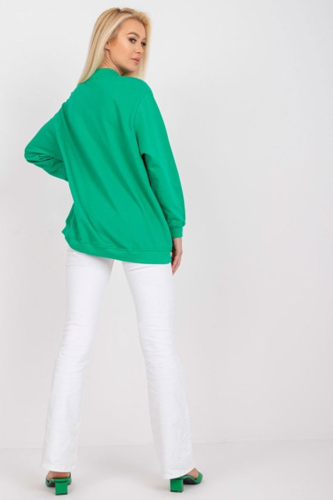Bluza Damska Model RV-BL-5185.73P Green - BFG Bluza Damska Model RV-BL-5185.73P Green - BFG