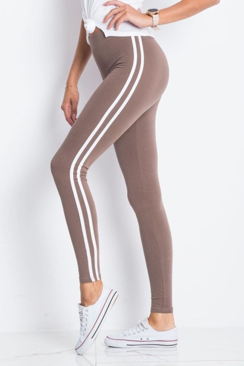 Legginsy Model RV-LG-4954.26 Brown - BFG Legginsy Model RV-LG-4954.26 Brown - BFG