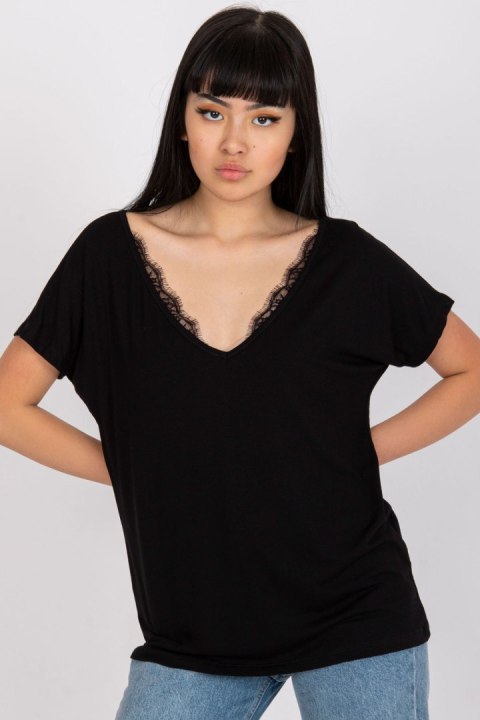 T-shirt Damski Model RV-TS-7665.91 Black - BFG T-shirt Damski Model RV-TS-7665.91 Black - BFG
