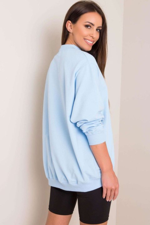 Bluza Damska Model RV-BL-5185.84P Light Blue - BFG Bluza Damska Model RV-BL-5185.84P Light Blue - BFG