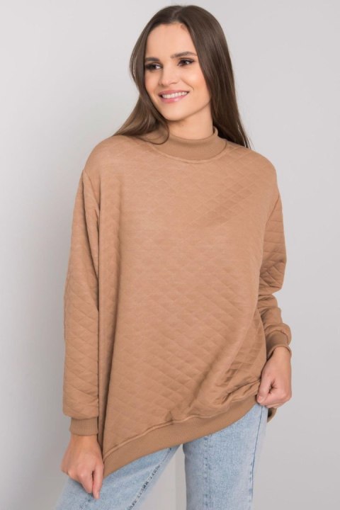 Bluza Damska Model RV-BL-7447.29 Camel - BFG Bluza Damska Model RV-BL-7447.29 Camel - BFG