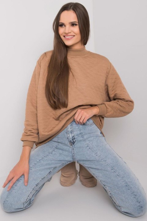 Bluza Damska Model RV-BL-7447.29 Camel - BFG Bluza Damska Model RV-BL-7447.29 Camel - BFG