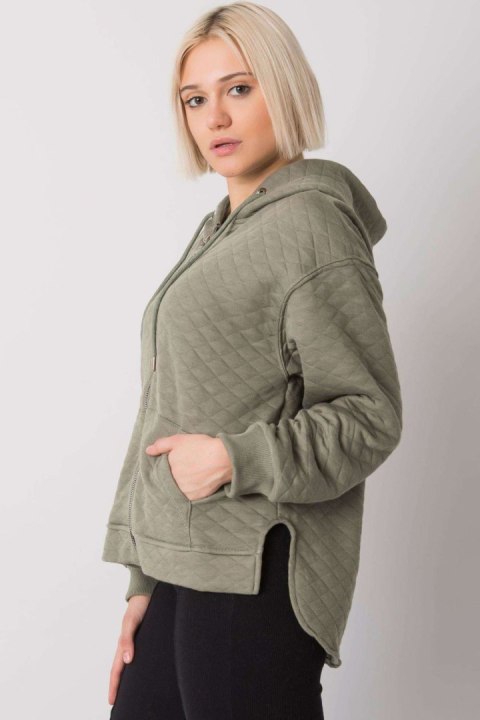 Bluza Damska Model RV-BL-7451.23 Khaki - BFG Bluza Damska Model RV-BL-7451.23 Khaki - BFG