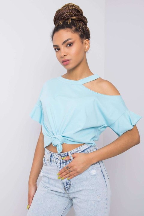 Bluzka Model FA-BZ-6946.93P Light Blue - Fancy Bluzka Model FA-BZ-6946.93P Light Blue - Fancy