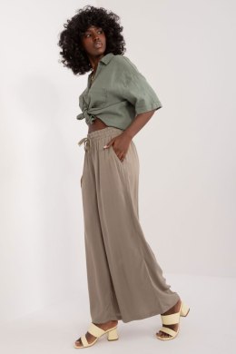 Spodnie Damskie Model D73761M62237E Khaki - Sublevel