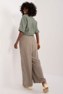 Spodnie Damskie Model D73761M62237E Khaki - Sublevel