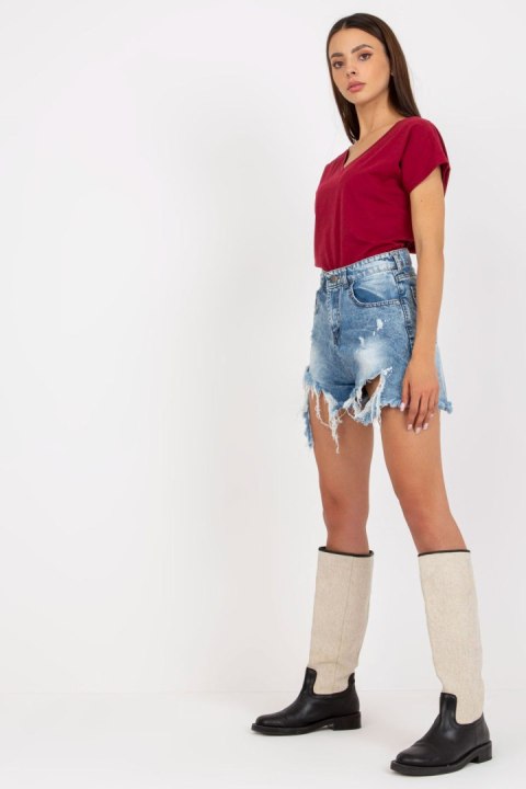 T-shirt Damski Model B-014.04X Bordo - BFG T-shirt Damski Model B-014.04X Bordo - BFG