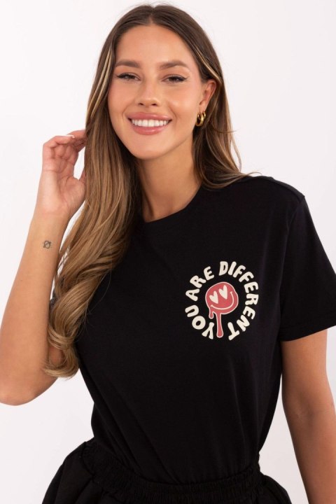 T-shirt Damski Model D12022AC02645E Grafit - Sublevel T-shirt Damski Model D12022AC02645E Grafit - Sublevel