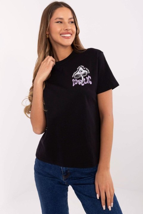 T-shirt Damski Model D12022AC02645H Grafit - Sublevel T-shirt Damski Model D12022AC02645H Grafit - Sublevel