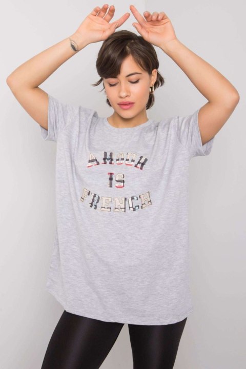 T-shirt Damski Model FA-TS-6892.88 Grey - Fancy T-shirt Damski Model FA-TS-6892.88 Grey - Fancy