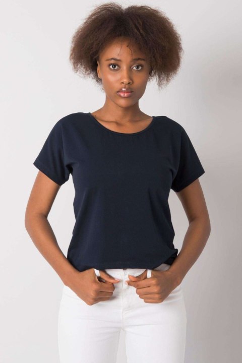 T-shirt Damski Model RV-TS-4693.19 Navy - BFG T-shirt Damski Model RV-TS-4693.19 Navy - BFG
