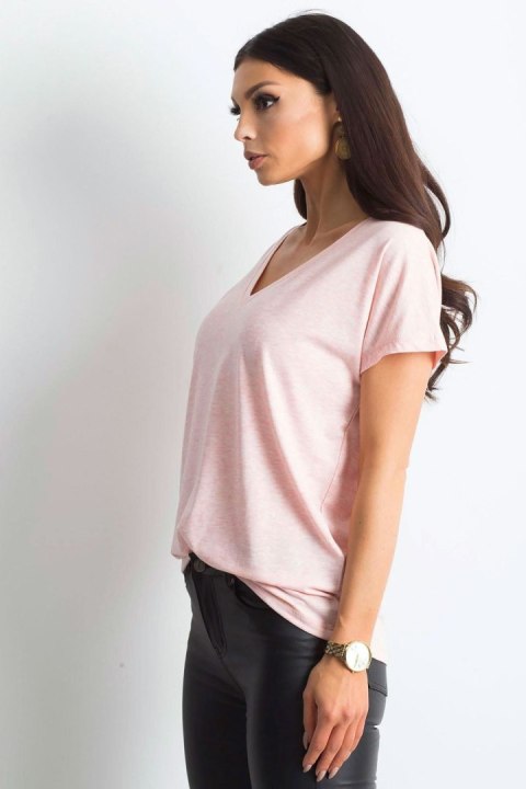 T-shirt Damski Model RV-TS-4832.02P Light Pink - BFG T-shirt Damski Model RV-TS-4832.02P Light Pink - BFG