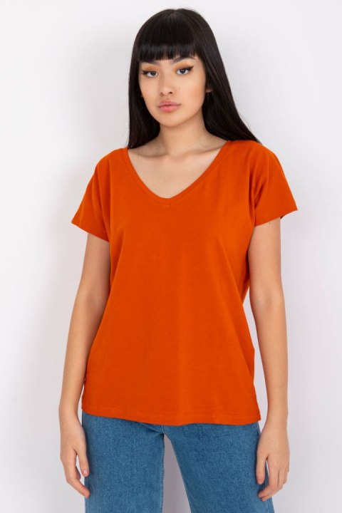 T-shirt Damski Model RV-TS-4832.38P Dark Orange - BFG T-shirt Damski Model RV-TS-4832.38P Dark Orange - BFG