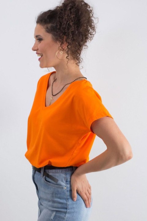 T-shirt Damski Model RV-TS-4832.39P Orange - BFG T-shirt Damski Model RV-TS-4832.39P Orange - BFG