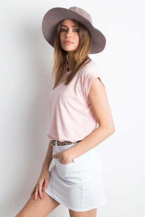 T-shirt Damski Model RV-TS-4833.90P Light Pink - BFG T-shirt Damski Model RV-TS-4833.90P Light Pink - BFG