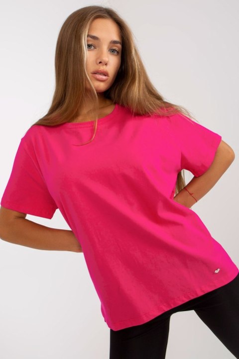 T-shirt Damski Model RV-TS-8047.57P Fuksja - BFG T-shirt Damski Model RV-TS-8047.57P Fuksja - BFG