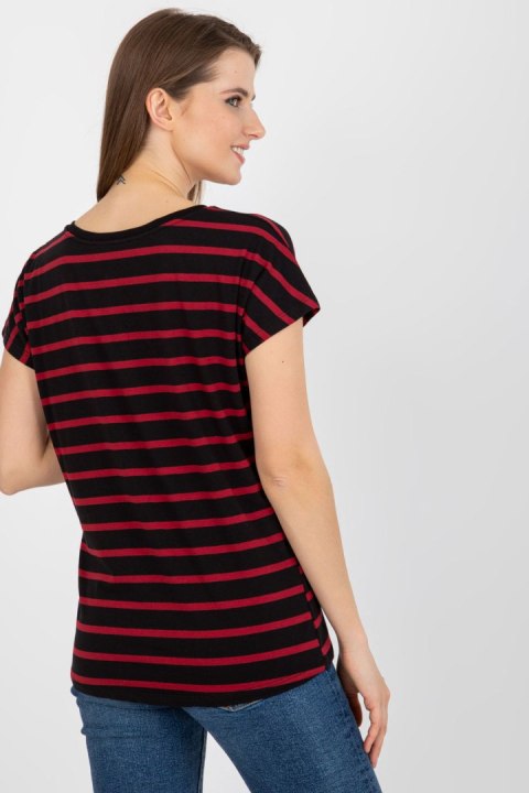 T-shirt Damski Model RV-TS-8567.26 Black/Red - BFG T-shirt Damski Model RV-TS-8567.26 Black/Red - BFG