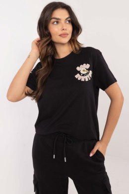 Tshirt Damski Model D12022AC02645F Black - Sublevel
