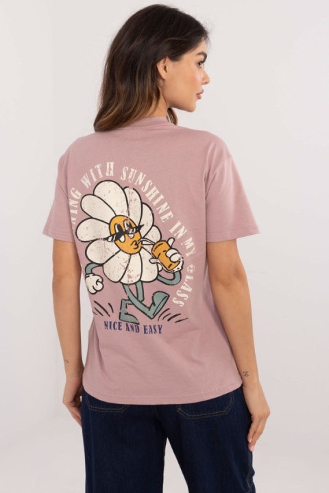 Tshirt Damski Model D12022AC02645F Dark Pink - Sublevel Tshirt Damski Model D12022AC02645F Dark Pink - Sublevel