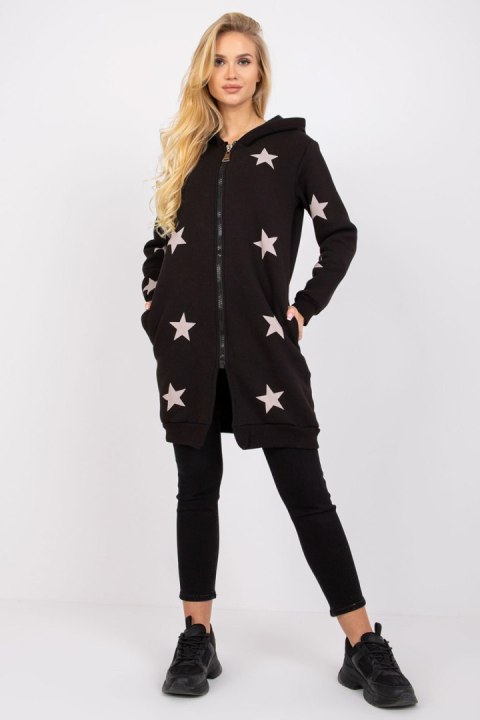 Bluza Damska Model FA-BL-7411.85P Black - Fancy Bluza Damska Model FA-BL-7411.85P Black - Fancy